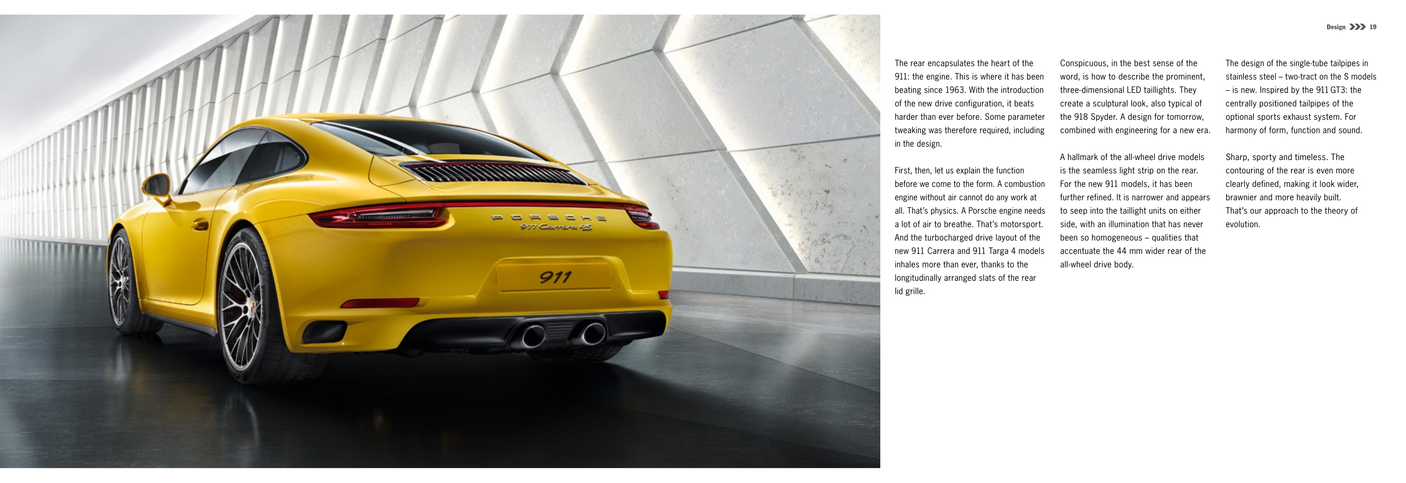 2017 Porsche 911 Brochure Page 5